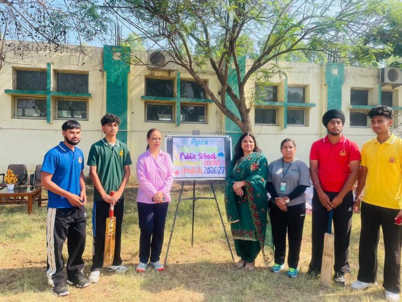 Cricket Tournament at Apex International School