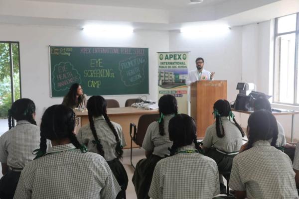 Free eye check-up CBSE school Nakodar Jalandhar