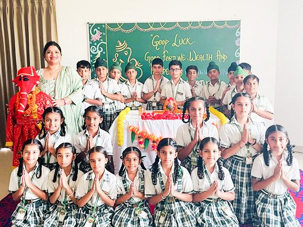 Ganesh Puja at Apex International School Nakodar