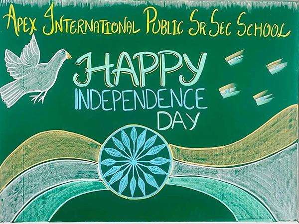 Independence Day flag hoisting at Apex International School Nakodar