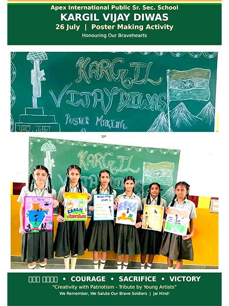 Kargil Vijay Diwas celebration at Apex International School Nakodar