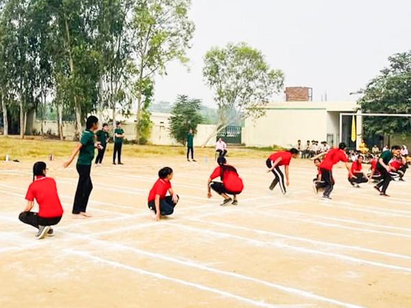 Principal Shallu Gupta National Sports Day Apex School