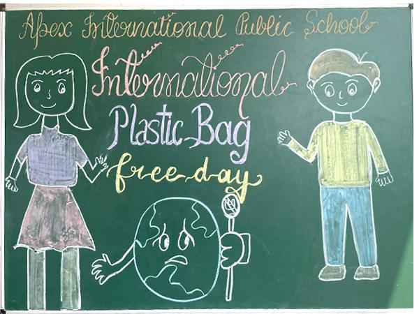 International Plastic Bag Free Day – Apex International School Nakodar