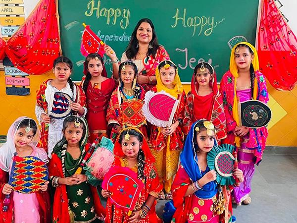 Teej festival mehndi and bangles Apex School Nakodar